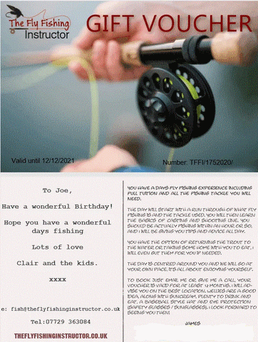 Fly fishing gift experiences